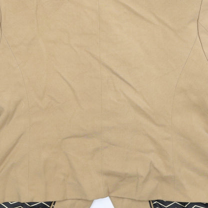Womens UK Size 12 Marks and Spencer Regular Beige Suit Jacket