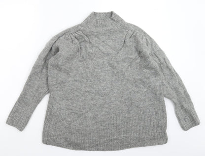 George Womens Grey  Knit Pullover Jumper Size M
