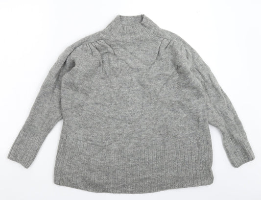 George Womens Grey  Knit Pullover Jumper Size M