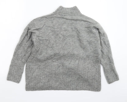 George Womens Grey  Knit Pullover Jumper Size M