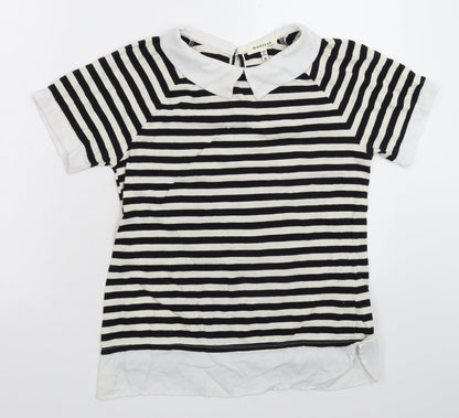Womens UK Size M Monteau Multicoloured Basic Polo