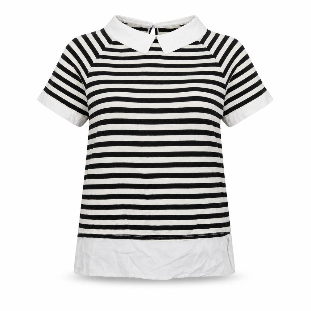 Womens UK Size M Monteau Multicoloured Basic Polo