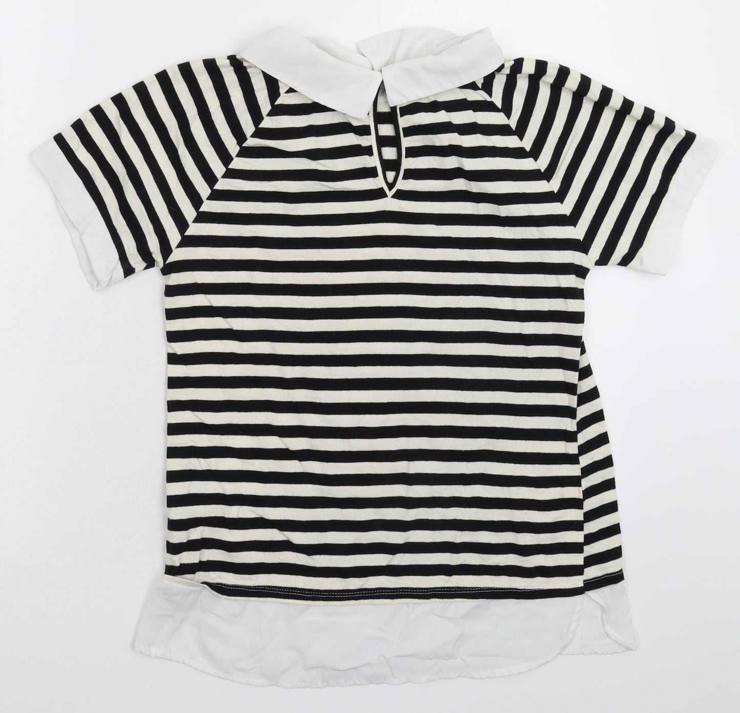 Womens UK Size M Monteau Multicoloured Basic Polo
