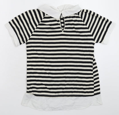 Womens UK Size M Monteau Multicoloured Basic Polo