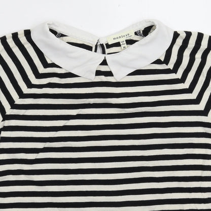 Womens UK Size M Monteau Multicoloured Basic Polo