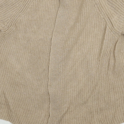 Womens UK Size 12 Marks and Spencer Beige Pullover Jumper