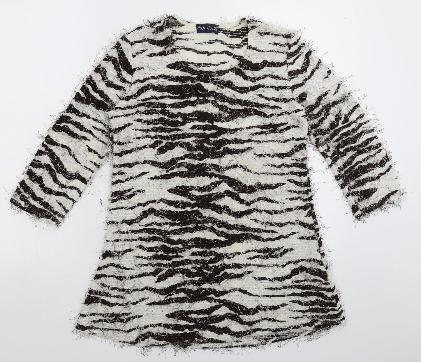 Womens UK Size 10 Saloos Multicoloured Pullover Jumper