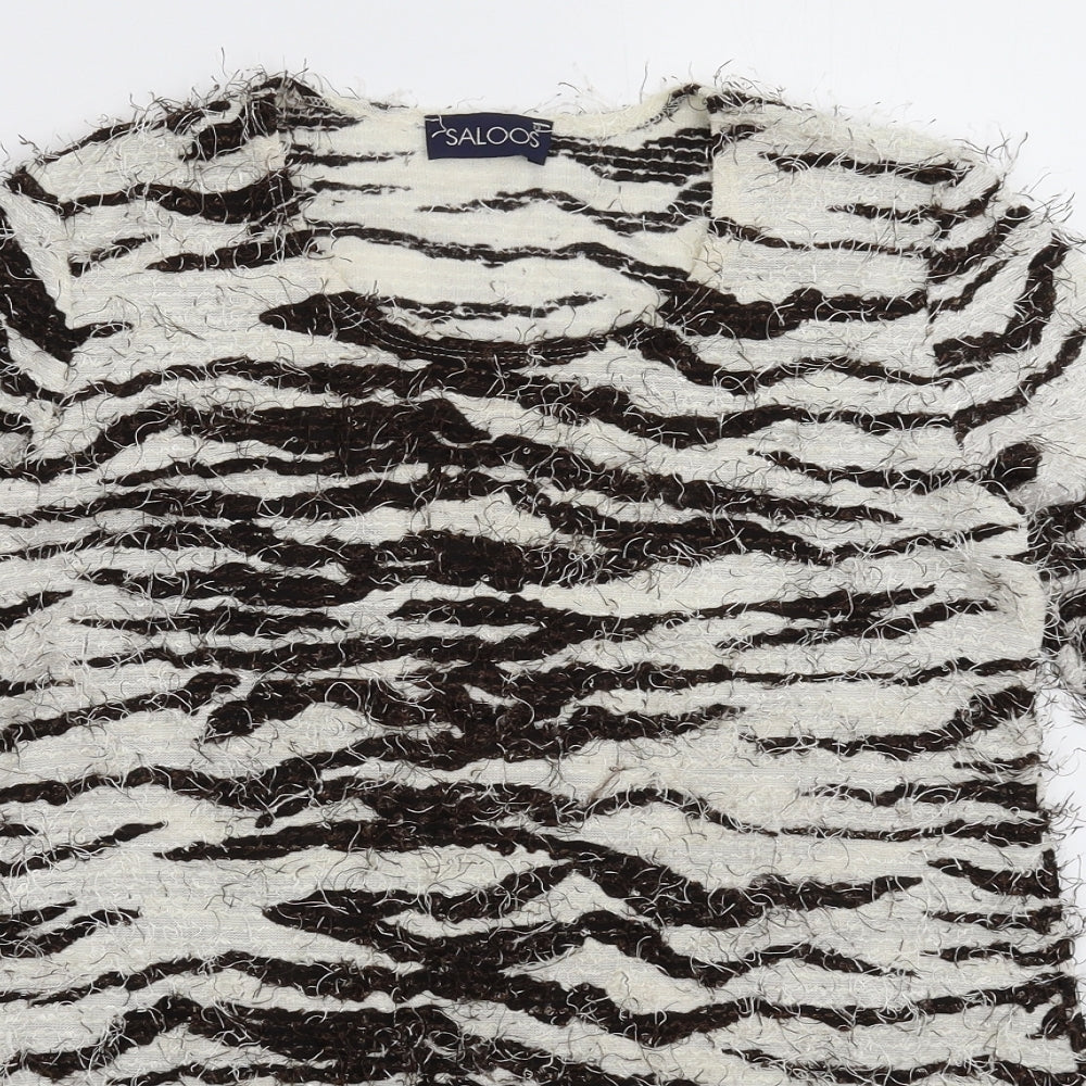 Womens UK Size 10 Saloos Multicoloured Pullover Jumper