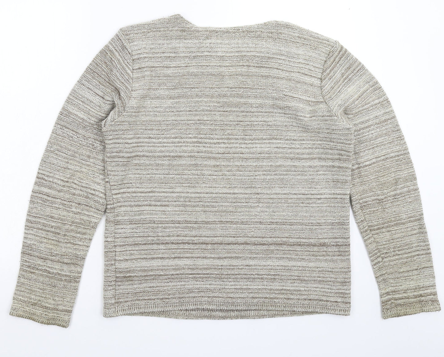 Preworn Mens Grey  Knit Pullover Jumper Size M