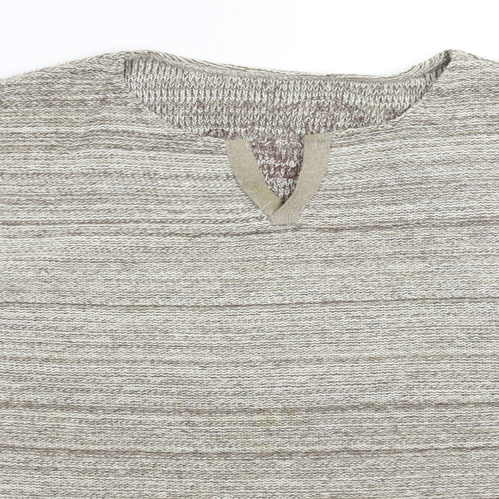 Preworn Mens Grey  Knit Pullover Jumper Size M