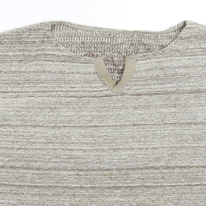 Preworn Mens Grey  Knit Pullover Jumper Size M