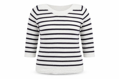 Womens UK Size 16 Isle White Pullover Jumper