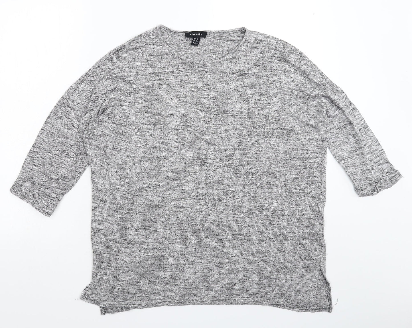 Womens UK Size M New Look Grey Pullover Jumper