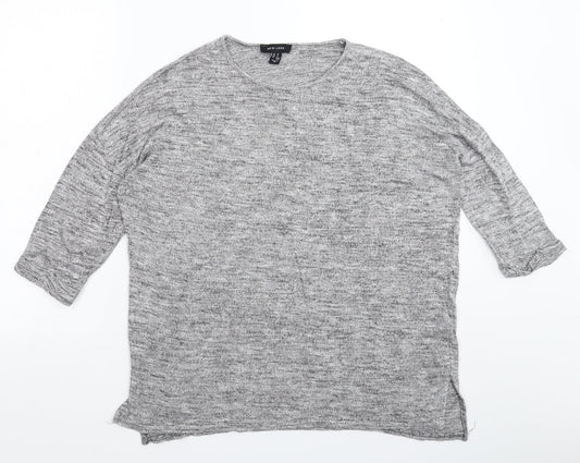 Womens UK Size M New Look Grey Pullover Jumper