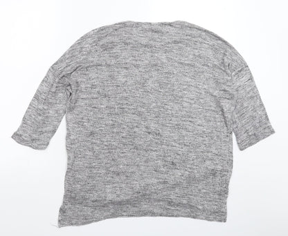 Womens UK Size M New Look Grey Pullover Jumper