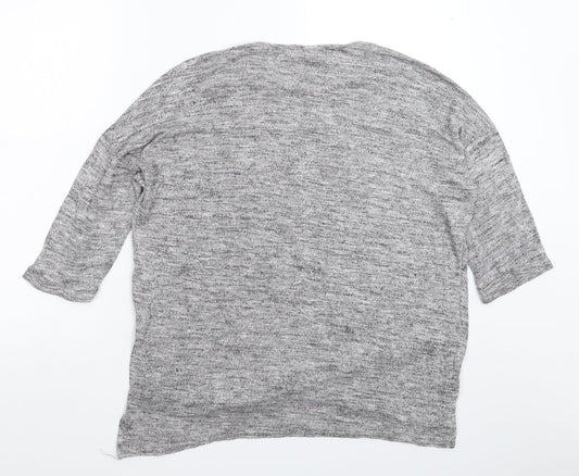 Womens UK Size M New Look Grey Pullover Jumper