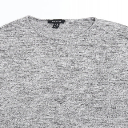 Womens UK Size M New Look Grey Pullover Jumper