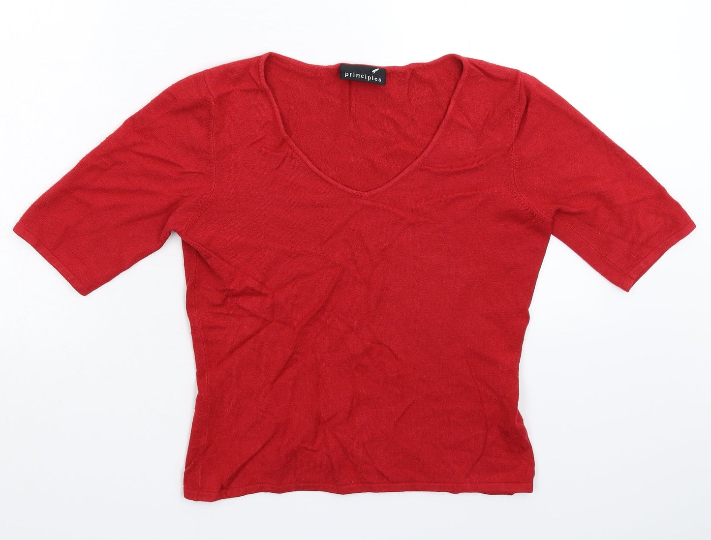 Womens UK Size 12 Principles Red Pullover Jumper