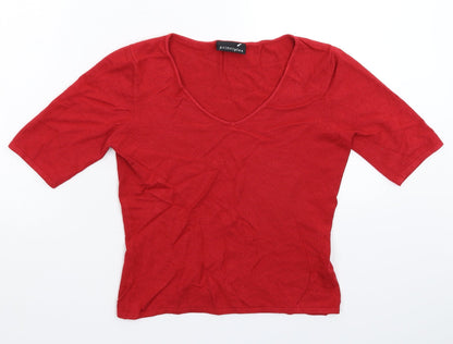 Womens UK Size 12 Principles Red Pullover Jumper