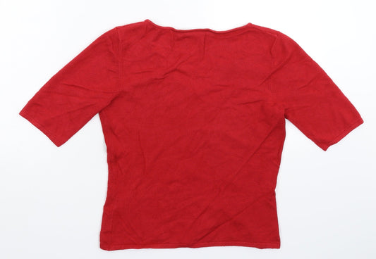 Womens UK Size 12 Principles Red Pullover Jumper