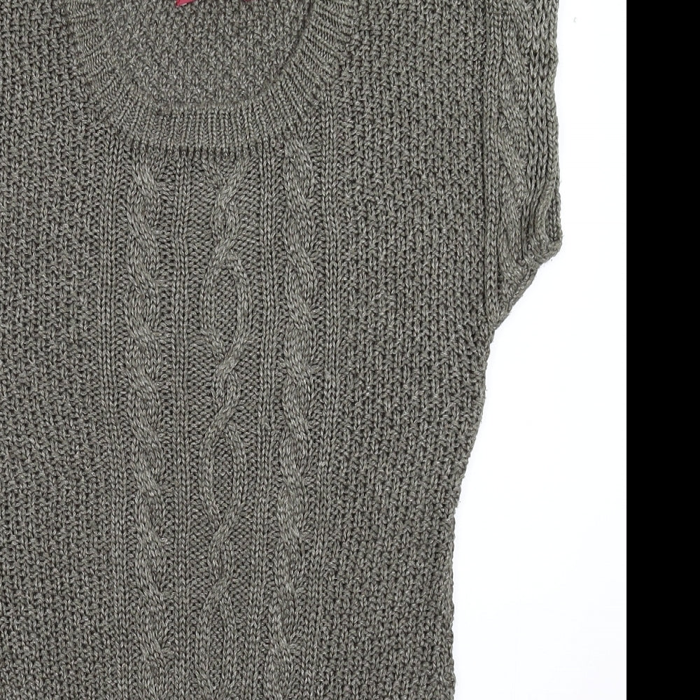 NEXT Womens Green  Knit Jumper Dress  Size 12