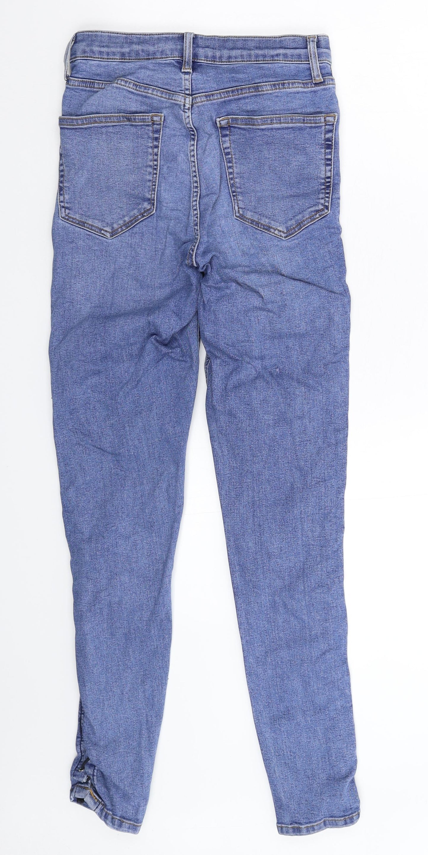 Topshop Womens Blue  Denim Skinny Jeans Size 26 in L29 in