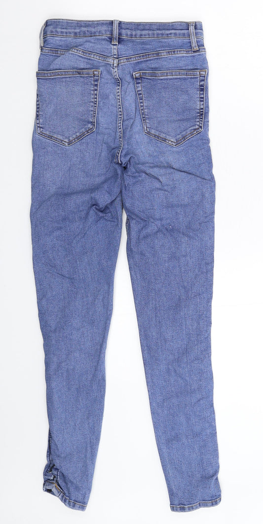 Topshop Womens Blue  Denim Skinny Jeans Size 26 in L29 in