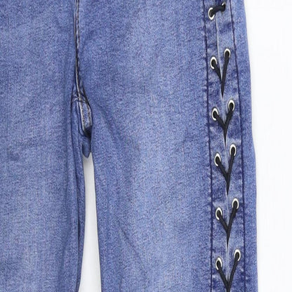 Topshop Womens Blue  Denim Skinny Jeans Size 26 in L29 in