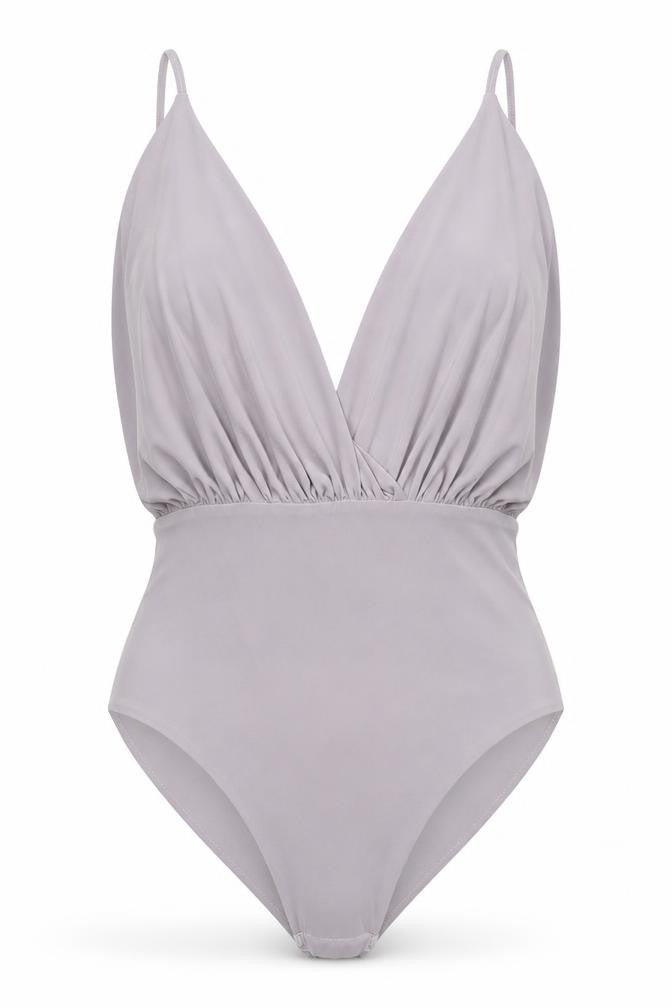 Womens Grey   Bodysuit One-Piece Size S