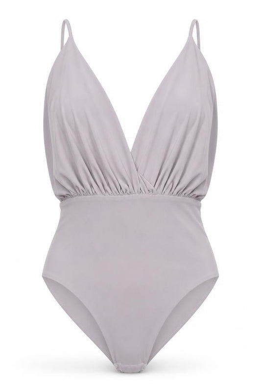 Womens Grey   Bodysuit One-Piece Size S