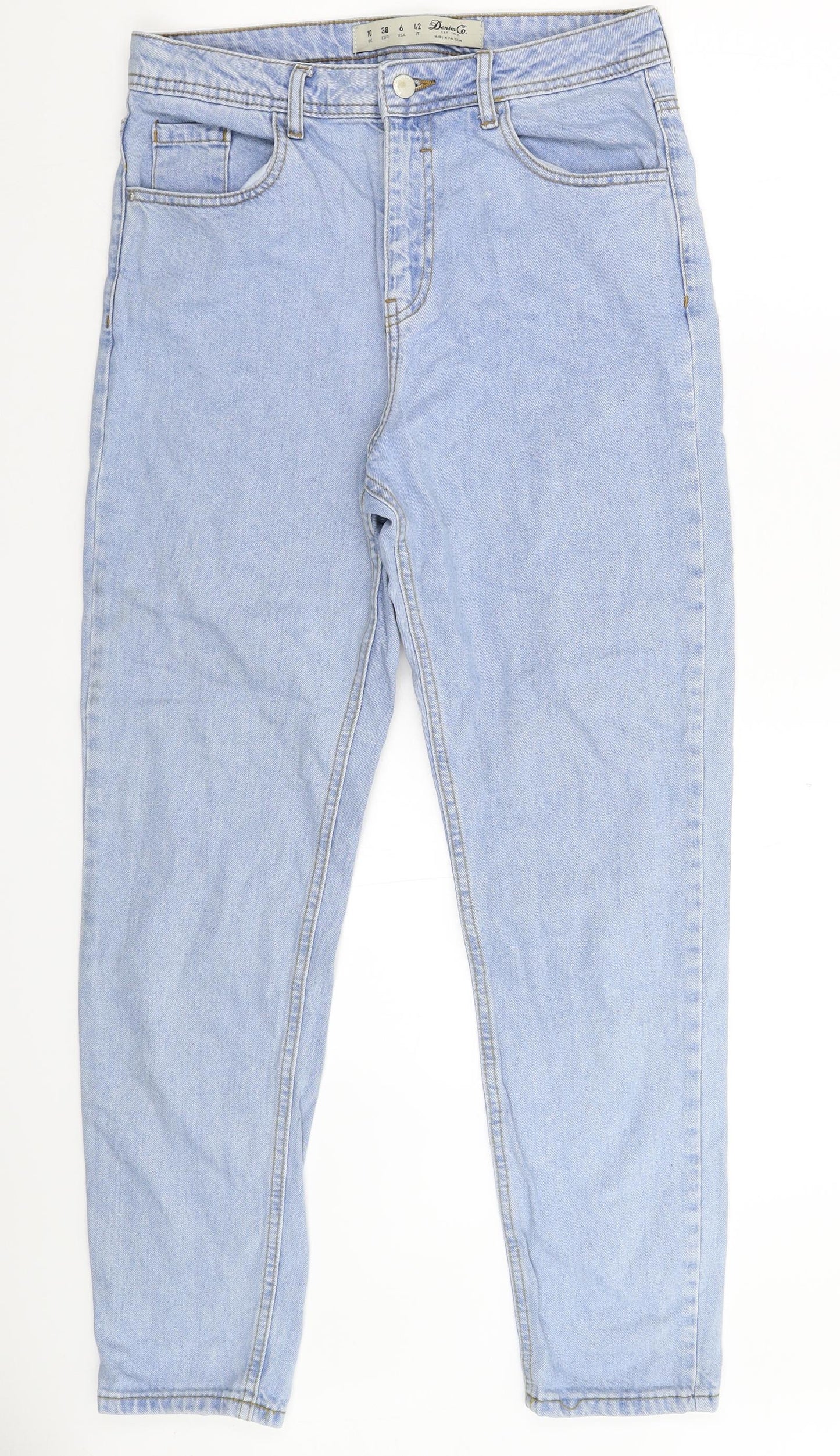 Denim & Co. Womens Blue  Denim Skinny Jeans Size 10 L29 in