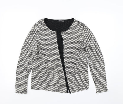 Primark Womens Beige Striped  Cardigan Jumper Size S