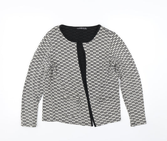 Primark Womens Beige Striped  Cardigan Jumper Size S