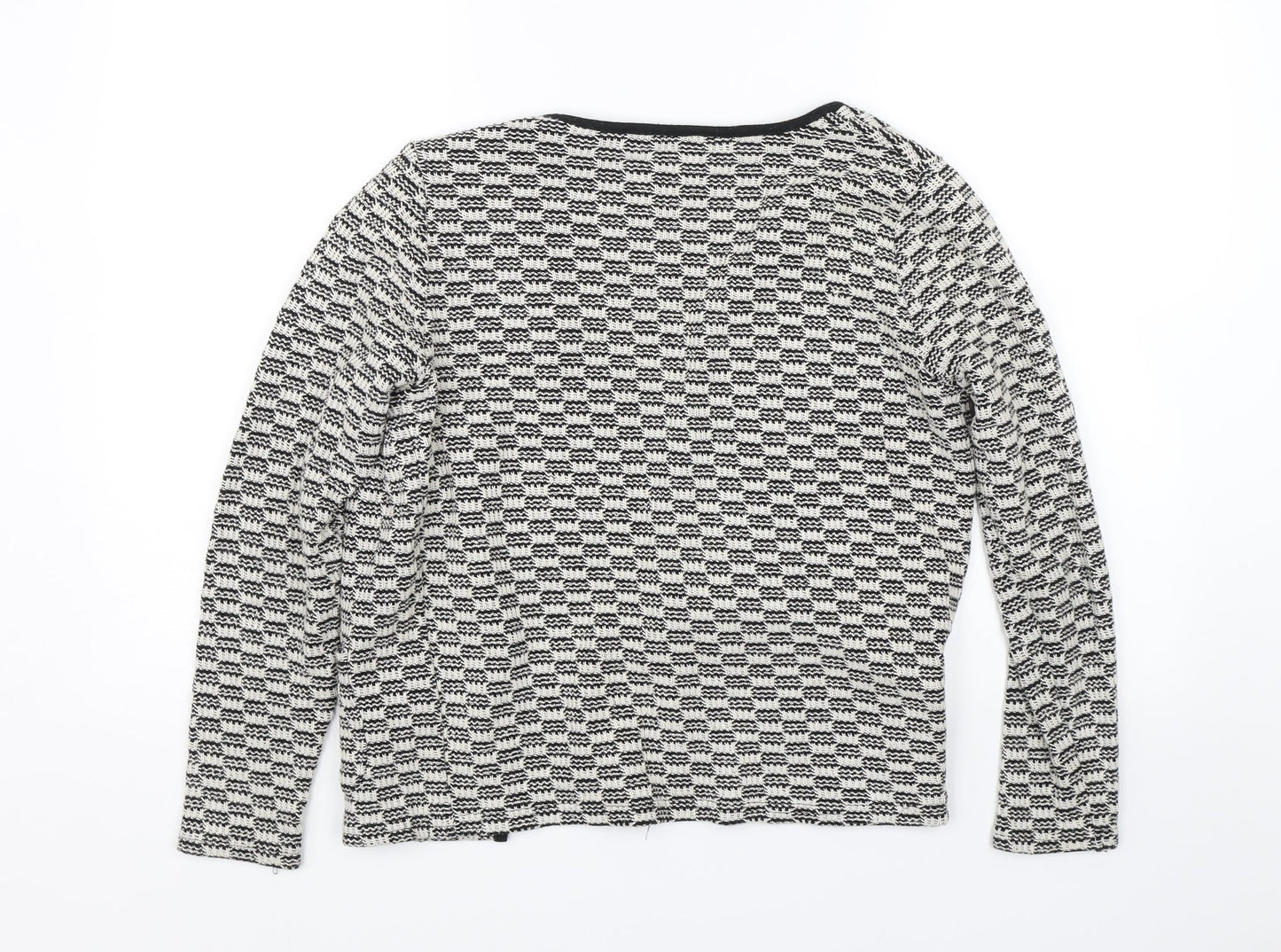 Primark Womens Beige Striped  Cardigan Jumper Size S