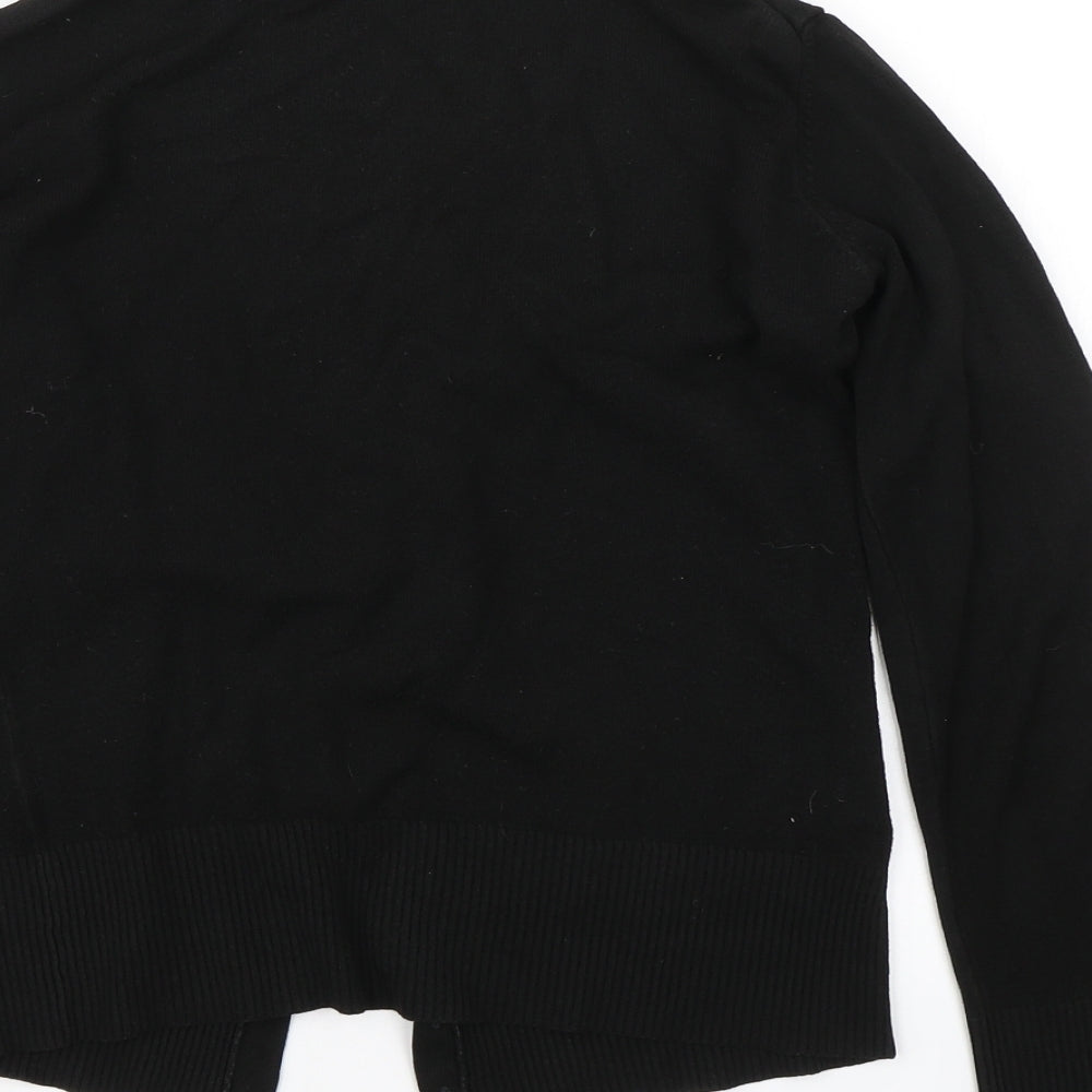 Womens UK Size S MNG Basics Black Cardigan Jumper