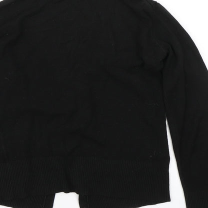 Womens UK Size S MNG Basics Black Cardigan Jumper