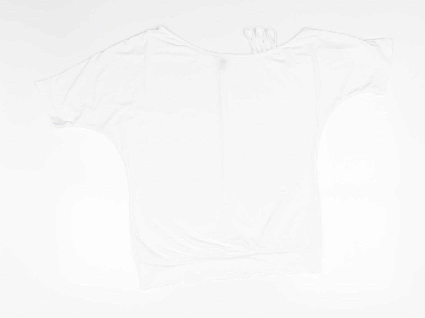 Womens UK Size M Blooming Jelly White Basic T-Shirt