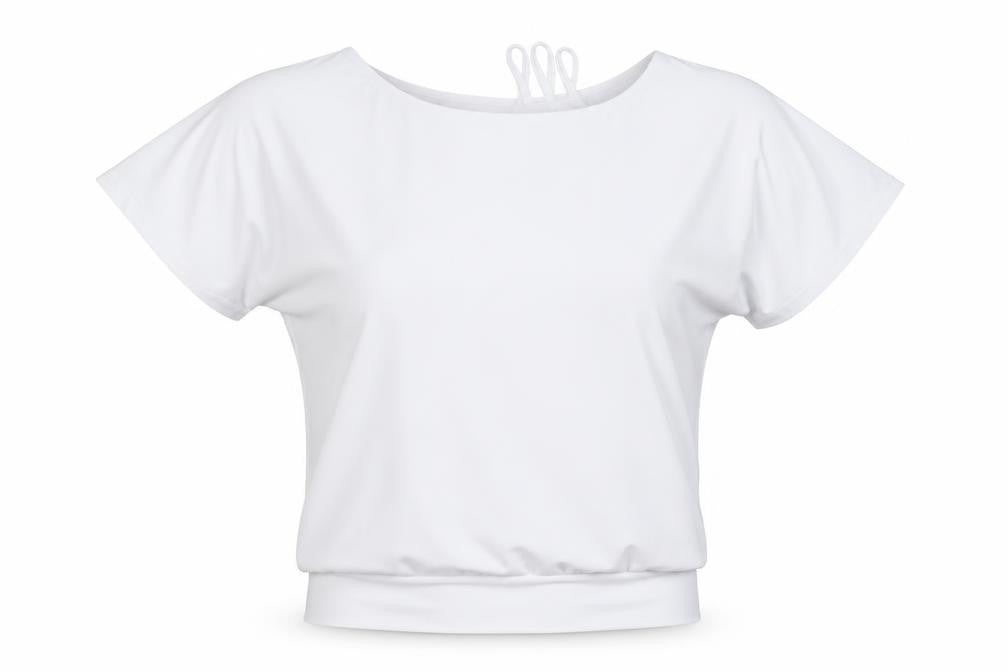 Womens UK Size M Blooming Jelly White Basic T-Shirt