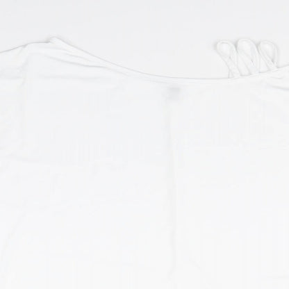 Womens UK Size M Blooming Jelly White Basic T-Shirt
