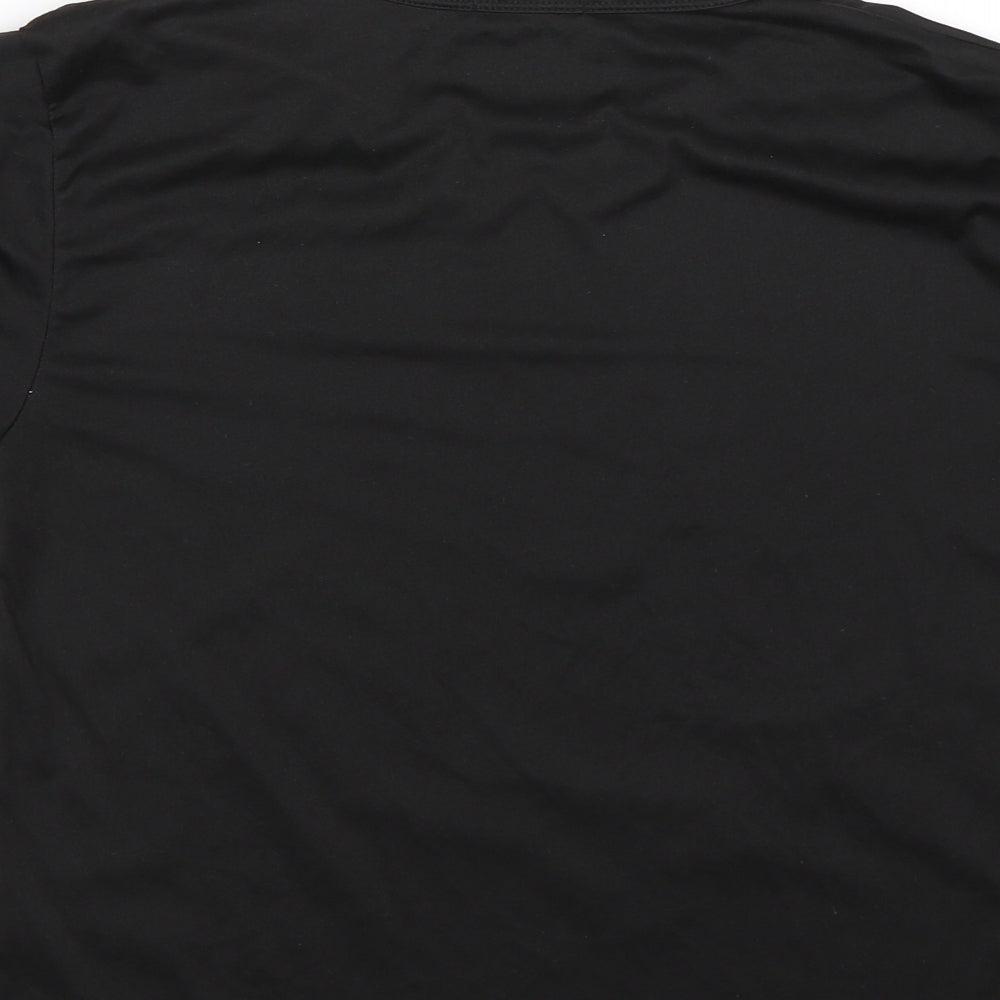 Zslibo Womens Black   Basic T-Shirt Size S  - Super