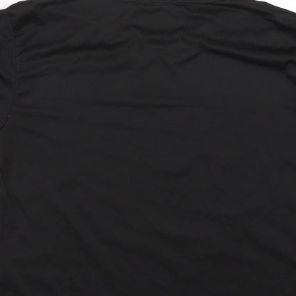 Zslibo Womens Black   Basic T-Shirt Size S  - Super