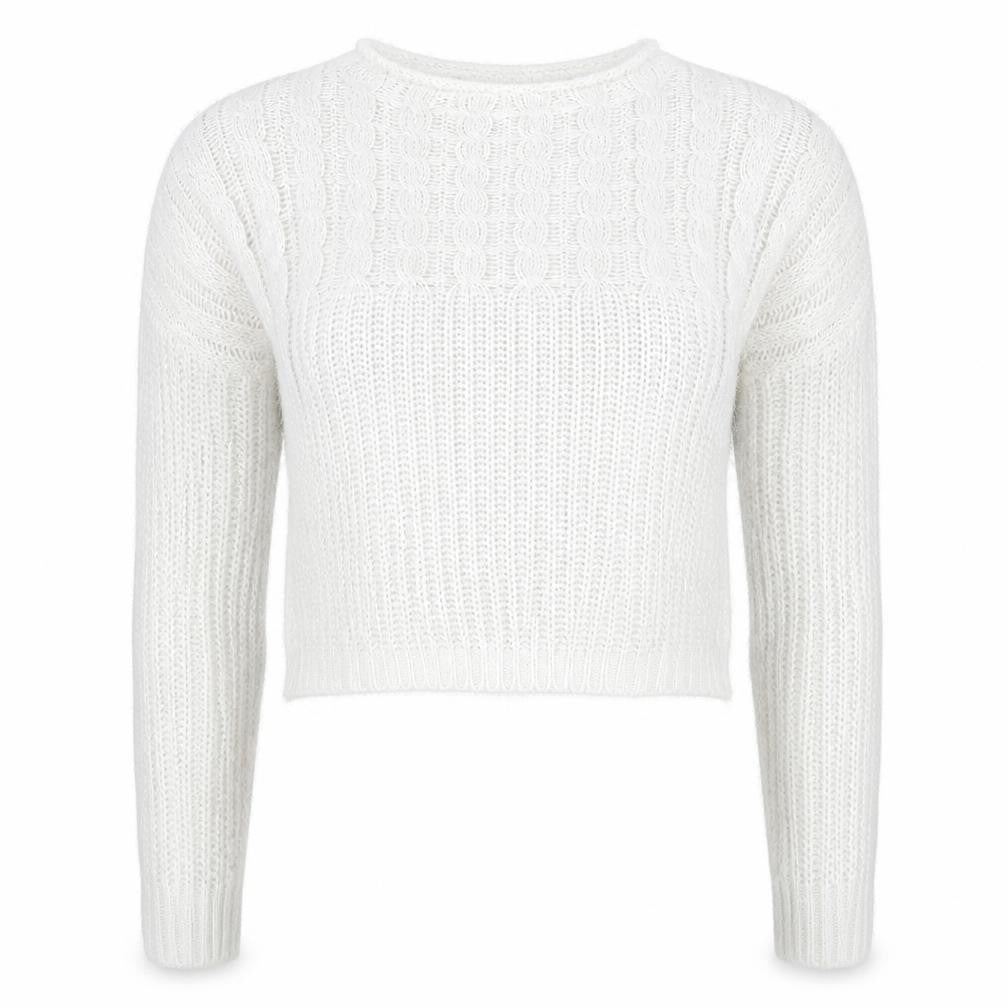 Womens UK Size 8 NEXT White Pullover Jumper