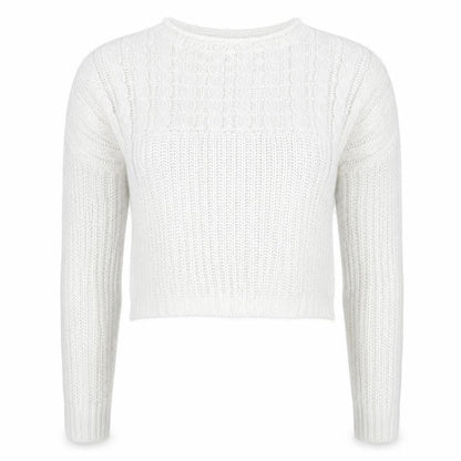 Womens UK Size 8 NEXT White Pullover Jumper