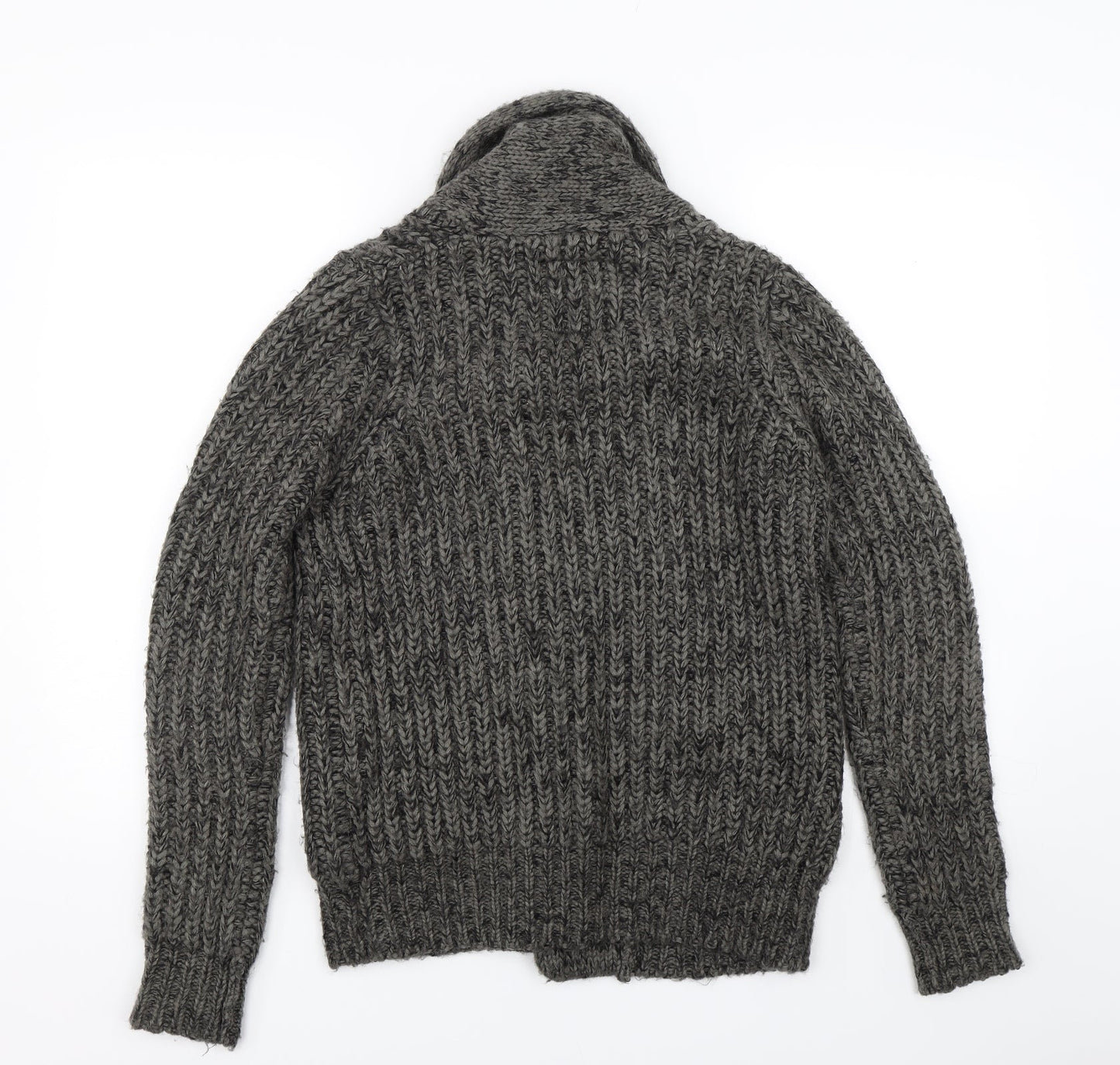 Womens UK Size 8 New Look Grey Cardigan Jumper