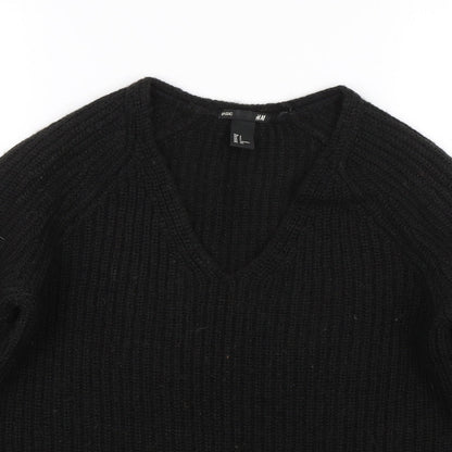 Womens UK Size S H&M Black Pullover Jumper