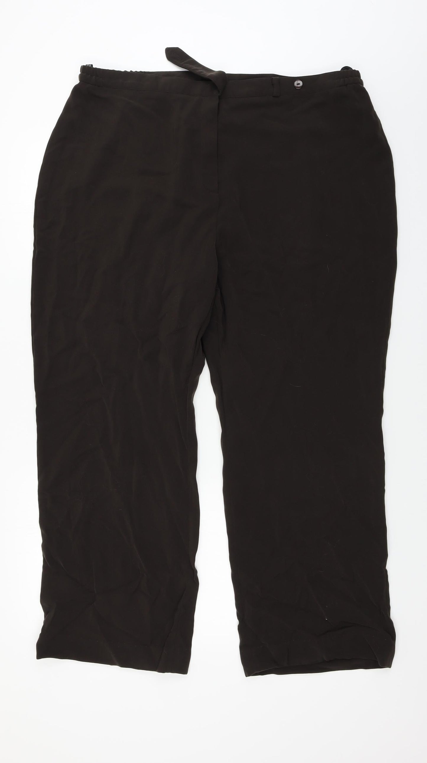 Personal  Womens Brown   Trousers  Size 22 L24 in