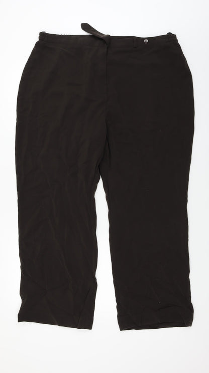 Personal  Womens Brown   Trousers  Size 22 L24 in