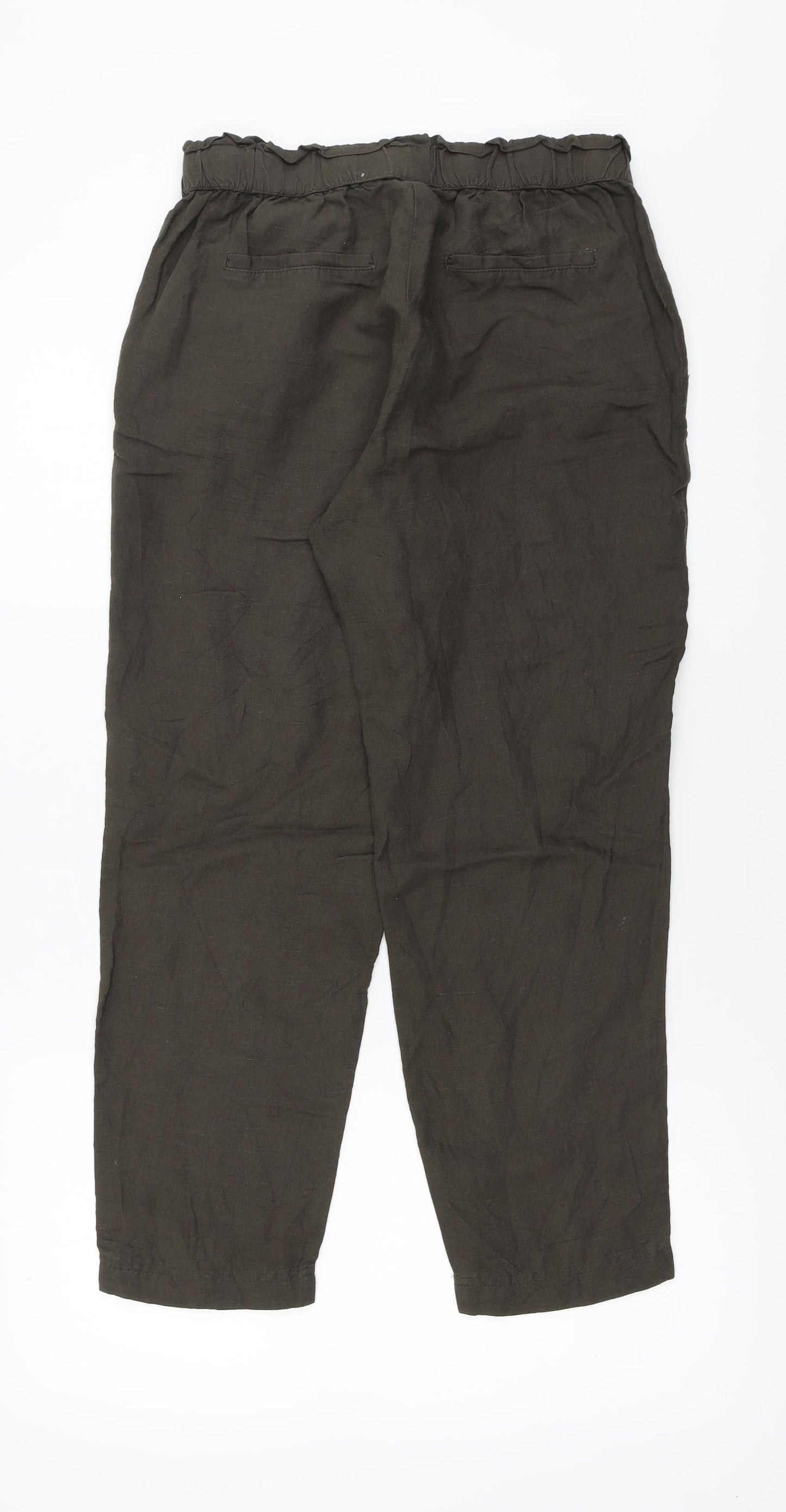 Womens UK Size 10 H&M Regular Fit  Brown Trousers