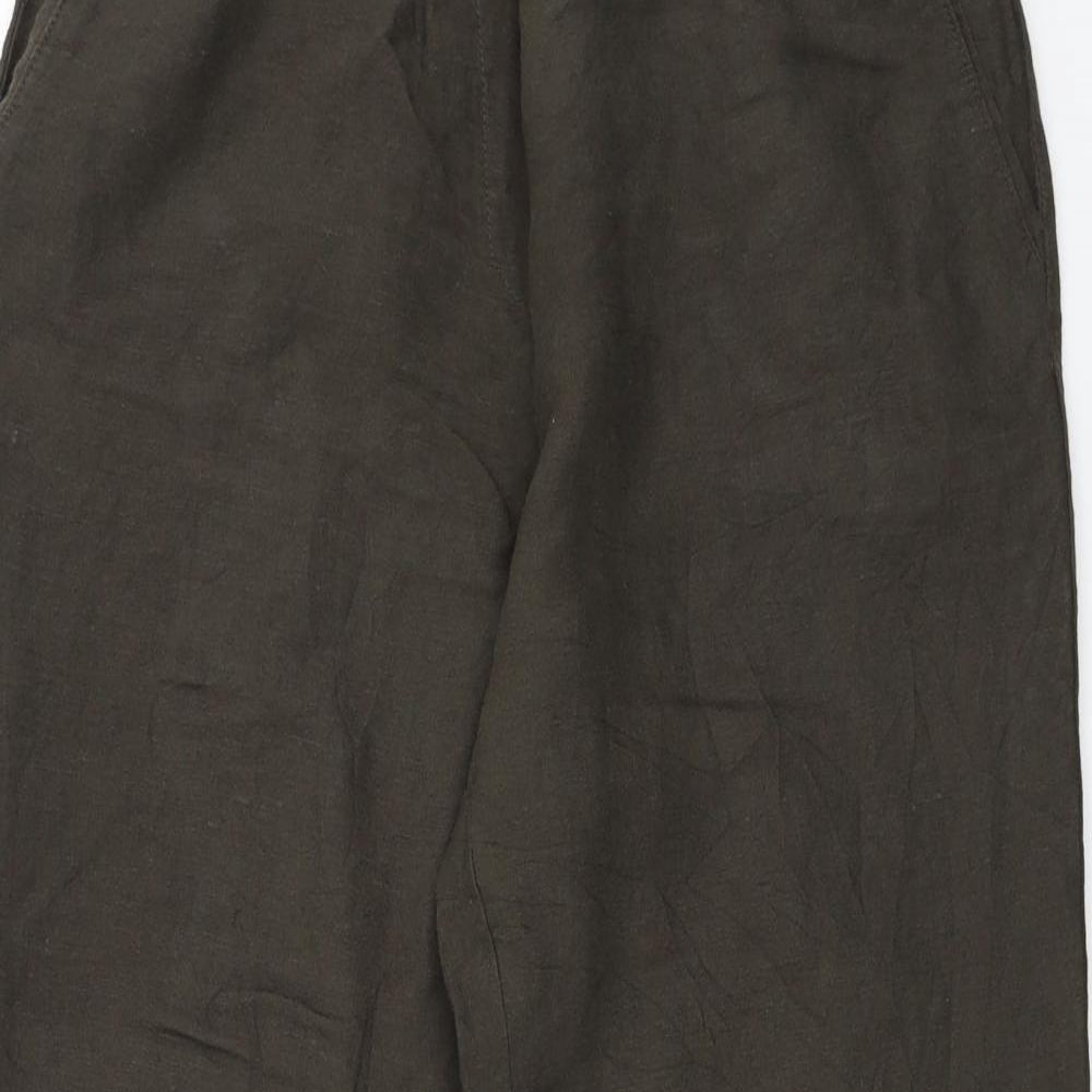 Womens UK Size 10 H&M Regular Fit  Brown Trousers