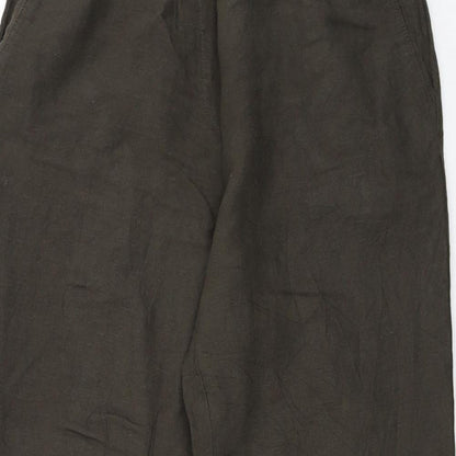 Womens UK Size 10 H&M Regular Fit  Brown Trousers